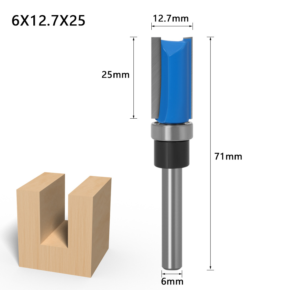 14inch6mm-Shank-Flush-Trim-Router-Bit-Pattern-Bit-Top-Bottom-Bearing-Blade-Template-Wood-Milling-Cut-1812513-5
