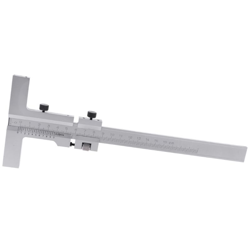 160250300400500mm-T-Type-Vernier-Caliper-Scraper-Bridge-Tool-005mm-Fine-Adjustment-Carbon-Steel-Rule-1830350-3