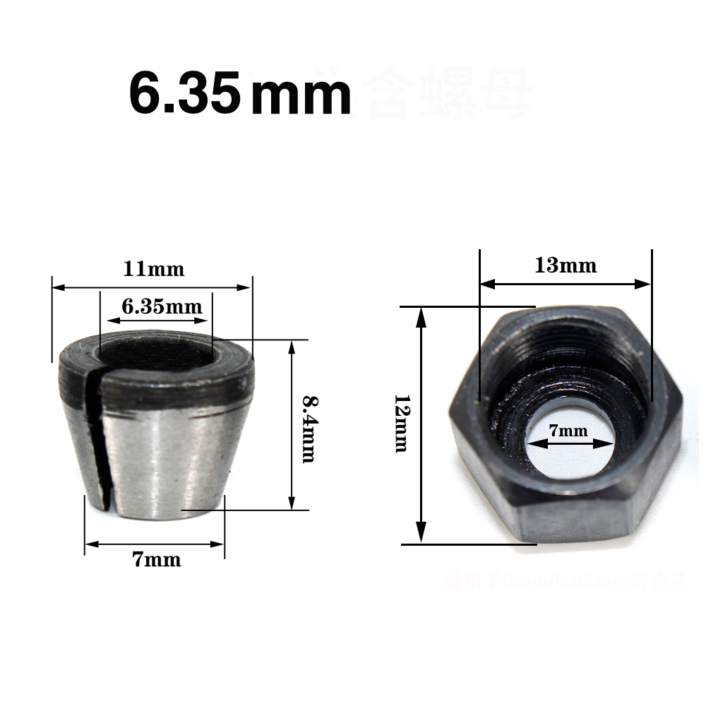 1Pc-3Pcs-Collet-6mm-635mm-8mm-Collets-Chuck-Engraving-Trimming-Machine-Electric-Router-Milling-Cutte-1807077-3