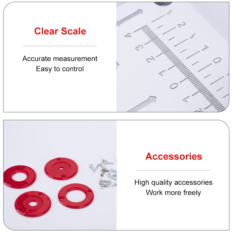 235X120X8mm-Trimming-Machine-Flip-Panel-Woodworking-Router-Table-Insert-Plate-1685944-3