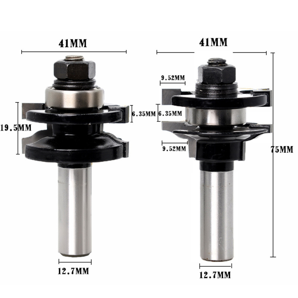 2Pcs-12mm-12-Inch-Shank-Router-Bits-Woodworking-Cutter-Door-Window-Engraving-Tool-Woodworking-Tools-1794269-2