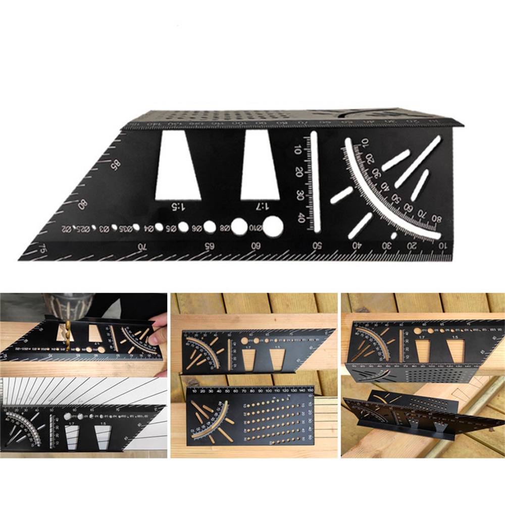3D-Aluminum-Alloy-Multifunctional-Angle-Ruler-Accurate-Woodworking-Square-Angle-Ruler-For-Measuring--1841170-4