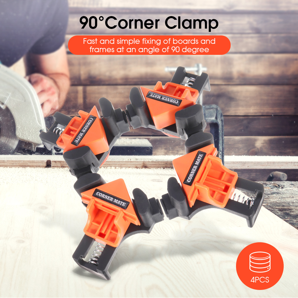 4pcs-Woodworking-90-Degree-Right-Angle-Clamp-Clip-ABS-Quick-Picture-Frame-Corner-Clamp-1501880-1