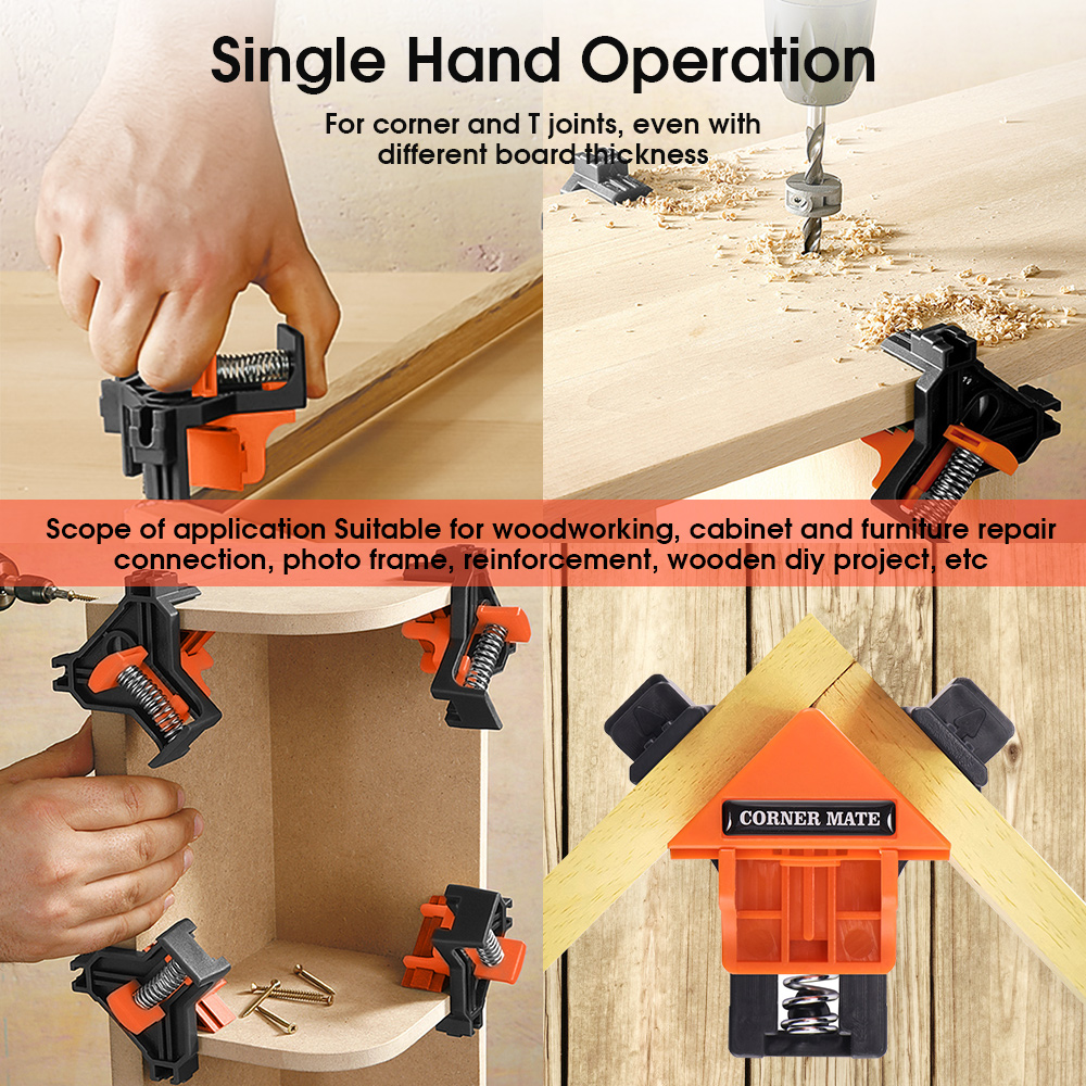 4pcs-Woodworking-90-Degree-Right-Angle-Clamp-Clip-ABS-Quick-Picture-Frame-Corner-Clamp-1501880-6