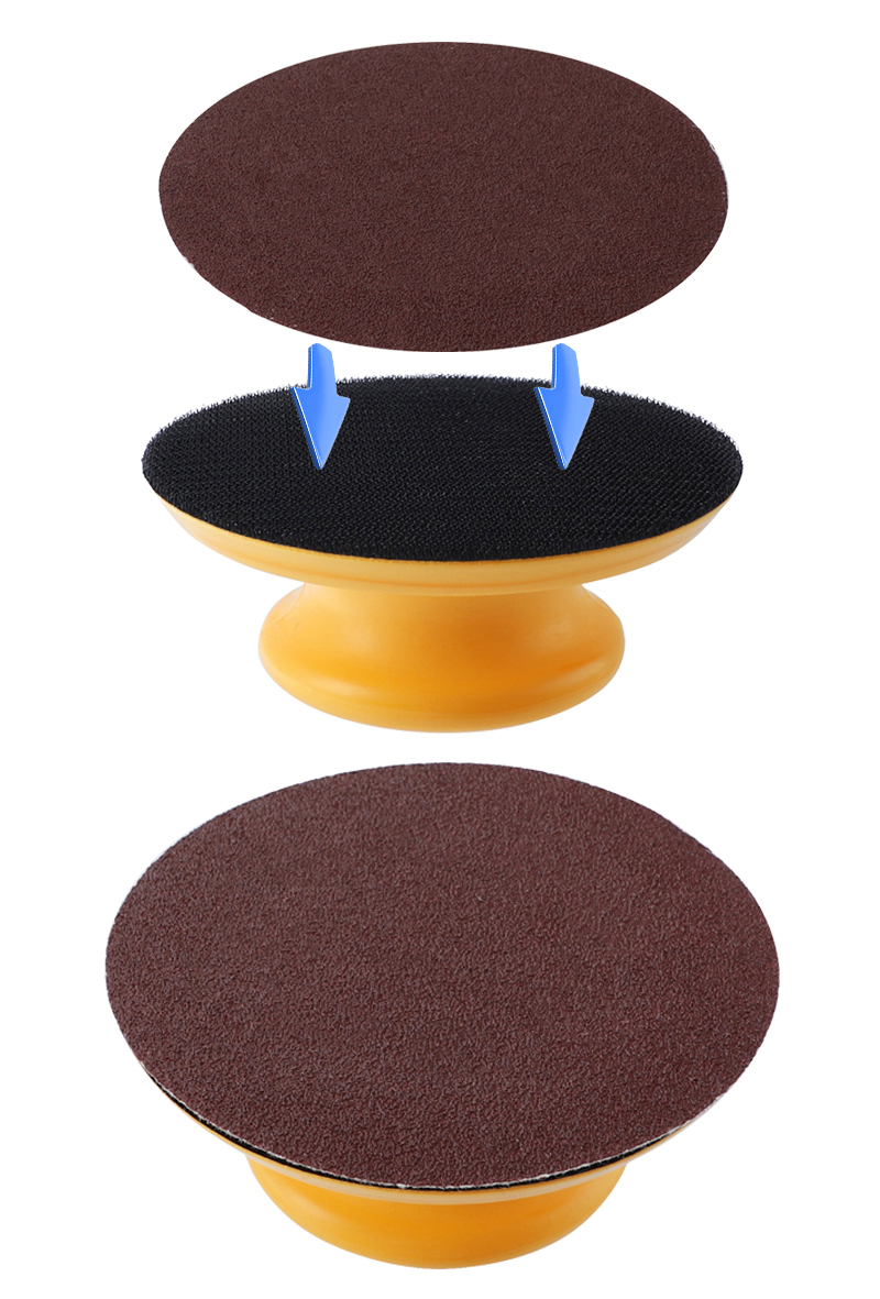 5-Inch-Sanding-Block-Rubber-Hook-Loop-Backing-Pad-Sandpaper-Holder-Hand-Grinding-Block-Polishing-Too-1475401-9