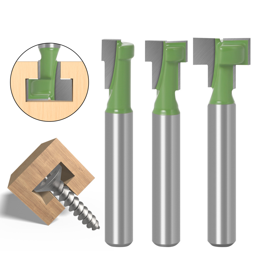 6mm-14quot-Shank-T-Track-Slotting--T-Slot-Keyhole-Cutter-Router-Bit-Steel-Handle-516quot-38--12-Leng-1812555-1