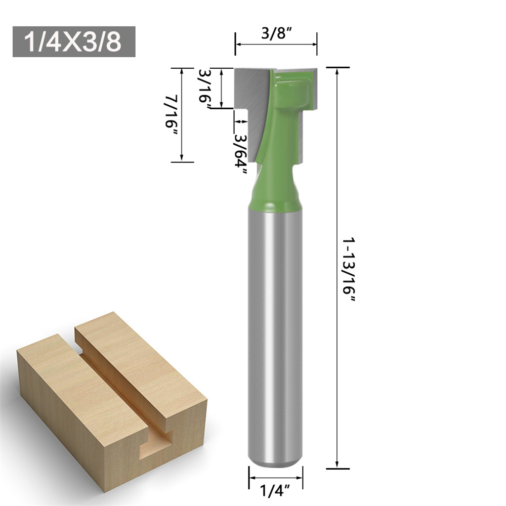 6mm-14quot-Shank-T-Track-Slotting--T-Slot-Keyhole-Cutter-Router-Bit-Steel-Handle-516quot-38--12-Leng-1812555-8