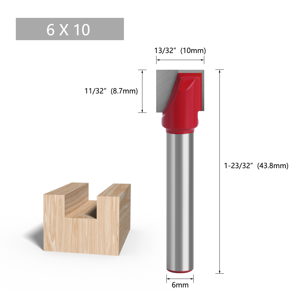 6pcs-6mm-Carbon-steel-Router-Bit-Shank-Surface-Planing-Bottom-Cleaning-Wood-Milling-CNC-Cutter-Engra-1927159-2
