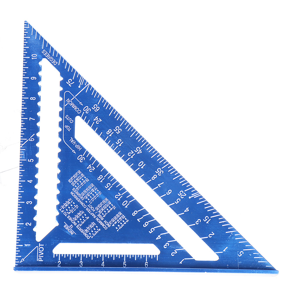 712inch-Triangular-Measuring-Ruler-Aluminum-Alloy-Triangle-Angle-Protractor-1748514-2