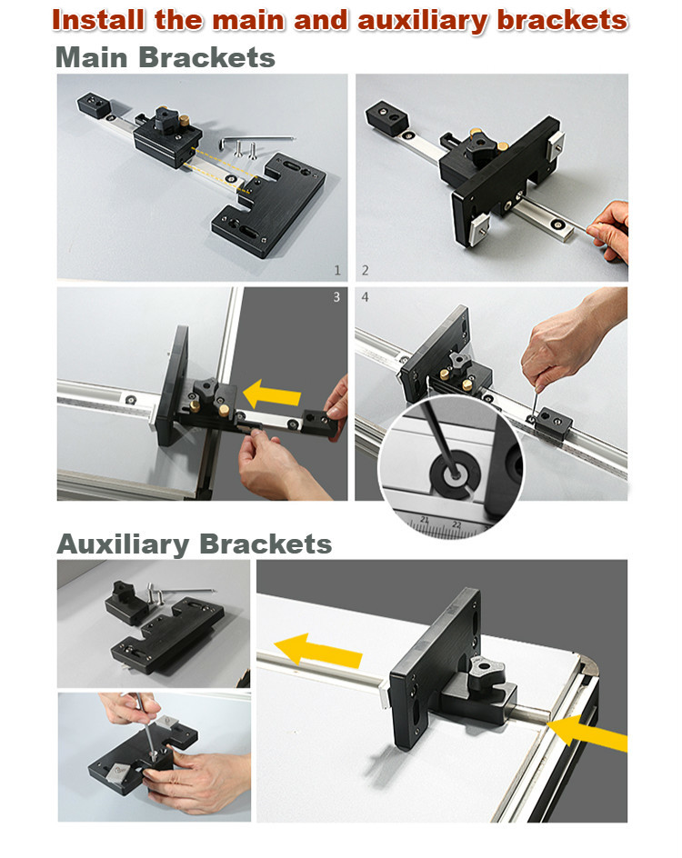 8001000mm-Aluminum-Alloy-Electric-Circular-Saw-Flip-Fence-Set--2pcs-bracket-Woodworking-Tool-1823041-4