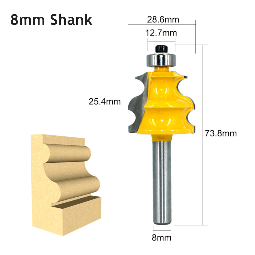 8mm-12-Inch-Shank-Oblique-Arc-Curve-Line-Router-Bit-Architectural-Molding-Woodworking-Milling-Cutter-1788033-1