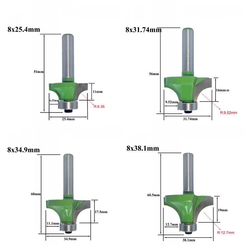 8mm-Corner-Round-Over-Router-Bit-with-Bearing-for-Wood-Woodworking-Tool-Tungsten-Carbide-Milling-Cut-1815074-9