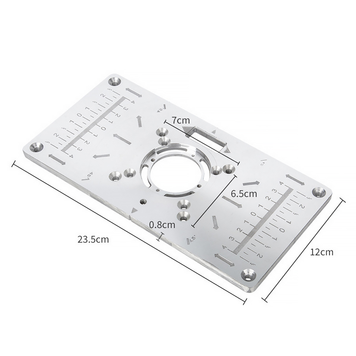 Aluminium-Alloy-Router-Table-Insert-Plate-with-4-Rings-Screws-for-Woodworking-Benches-1709289-3