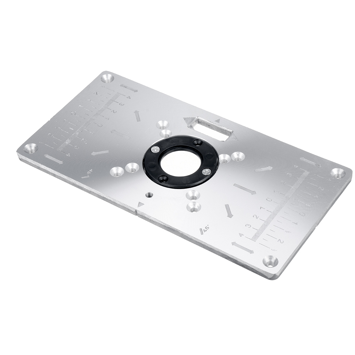 Aluminium-Alloy-Router-Table-Insert-Plate-with-4-Rings-Screws-for-Woodworking-Benches-1709289-6