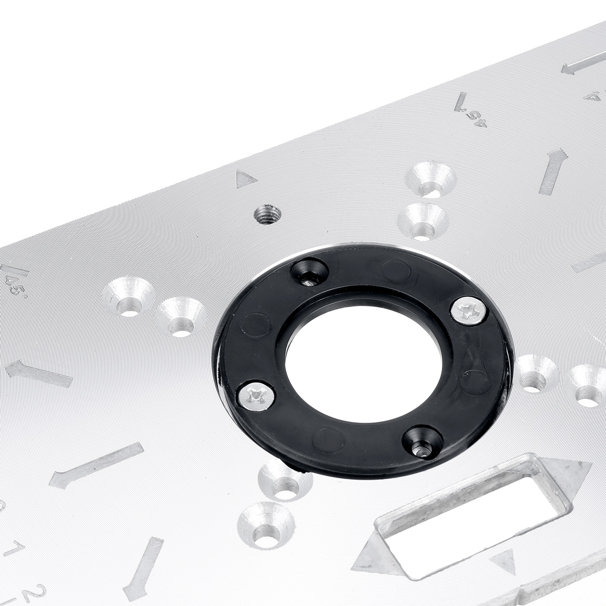 Aluminium-Alloy-Router-Table-Insert-Plate-with-4-Rings-Screws-for-Woodworking-Benches-1709289-8