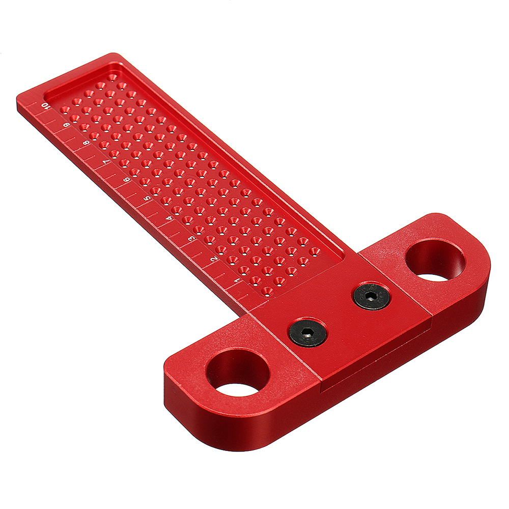 Aluminium-Alloy-T-100-Hole-Positioning-Metric-Measuring-Ruler-100mm-Woodworking-T-Squares-Marking-Ru-1542787-2