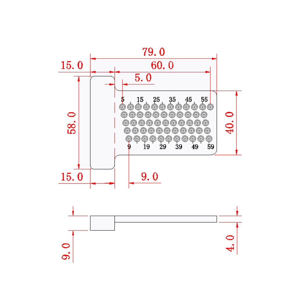 Aluminium-Alloy-T-60-Hole-Positioning-Metric-Measuring-Ruler-60mm-Woodworking-T-Squares-Marking-Rule-1542788-10