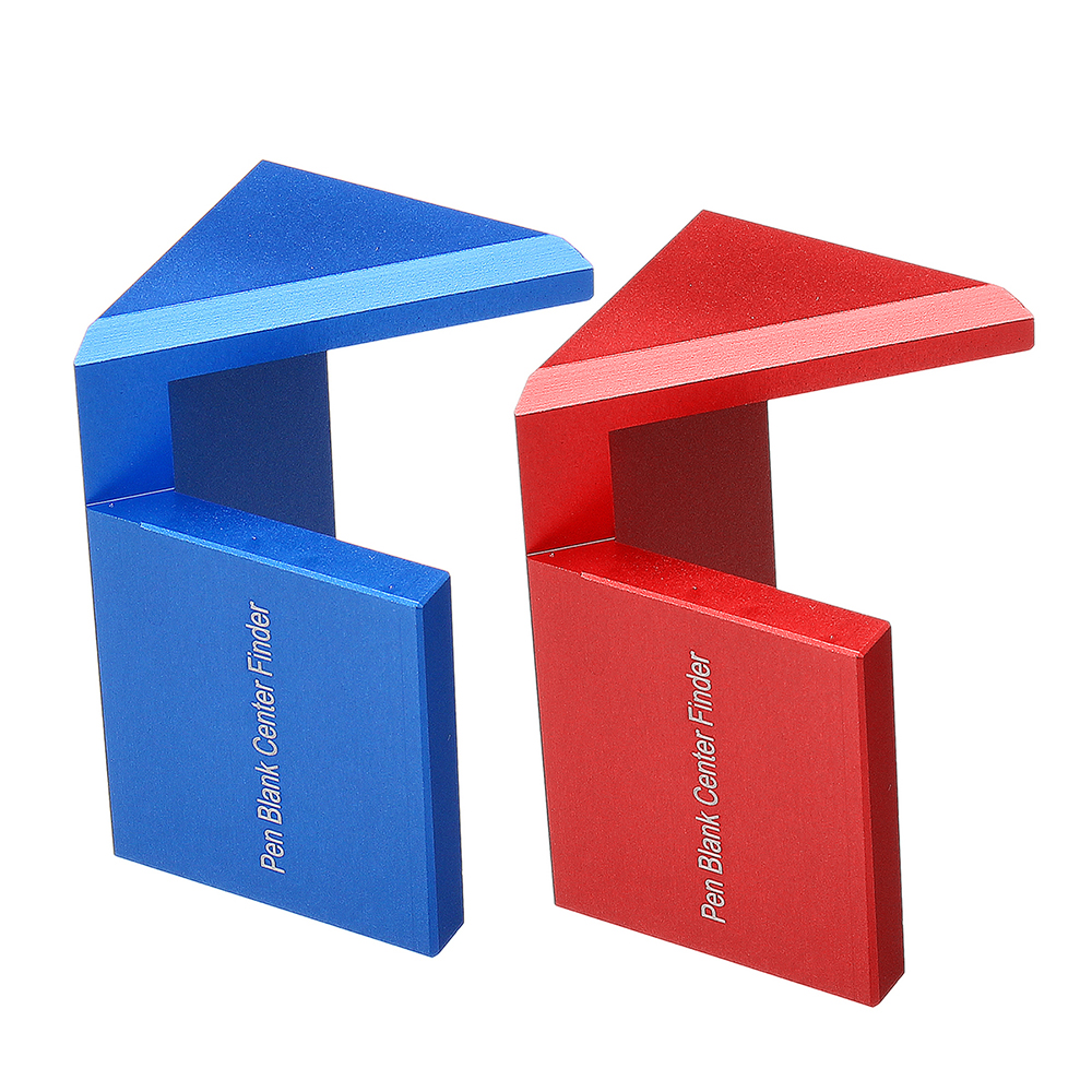 Aluminum-Alloy-Wood-Pen-Blank-Center-Finder-Woodworking-45-Degree-Angle-Line-Caliber-Ruler-Measuring-1542791-1