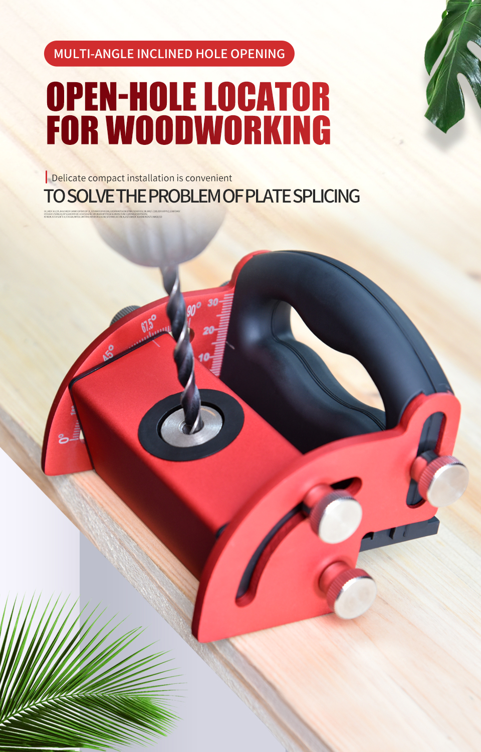 Aluminum-Alloy-Woodworking-Pocket-Hole-Jig-Oblique-Hole-Locator-Punch-locator-Wood-Board-Splicing-In-1889843-2