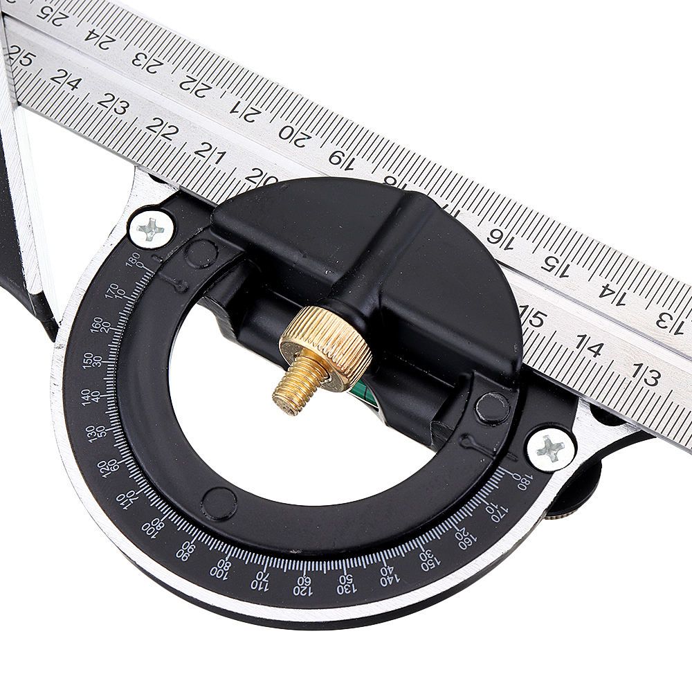 DANIU-12-Inch-300mm-Adjustable-Combination-Square-Angle-Ruler-4590-Degree-With-Bubble-Level-1530460-8