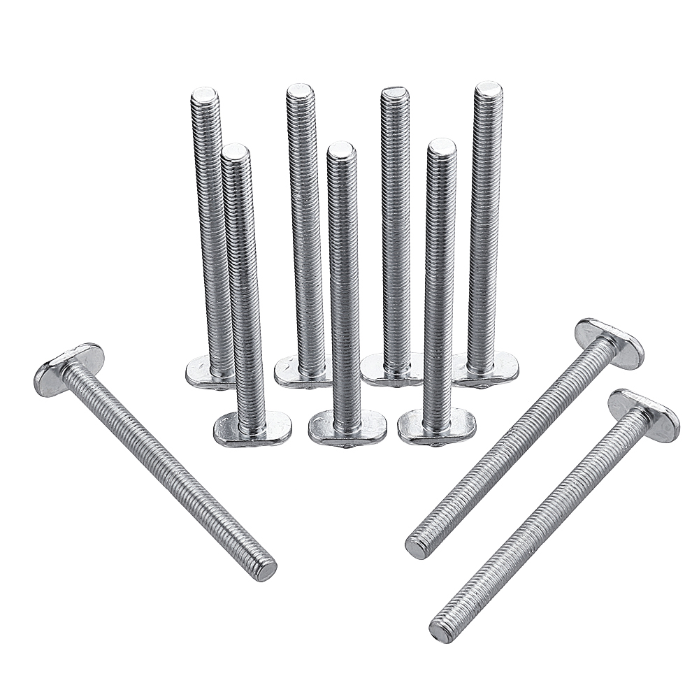 Drillpro-10pcs-M8x100mm-T-Nut-Sliding-Screws-For-30-Series-Miter-Track-T-Slot-Woodworking-Tool-1393375-2