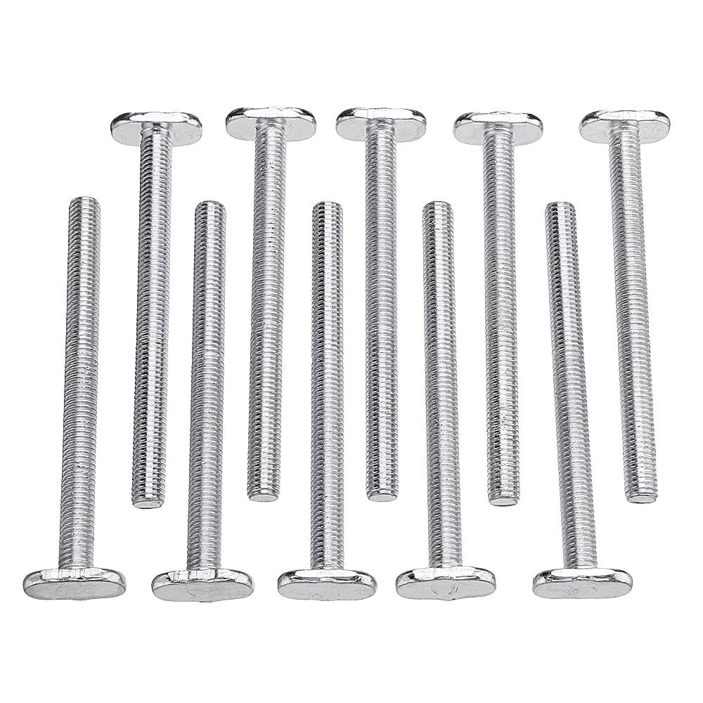 Drillpro-10pcs-M8x100mm-T-Nut-Sliding-Screws-For-30-Series-Miter-Track-T-Slot-Woodworking-Tool-1393375-5