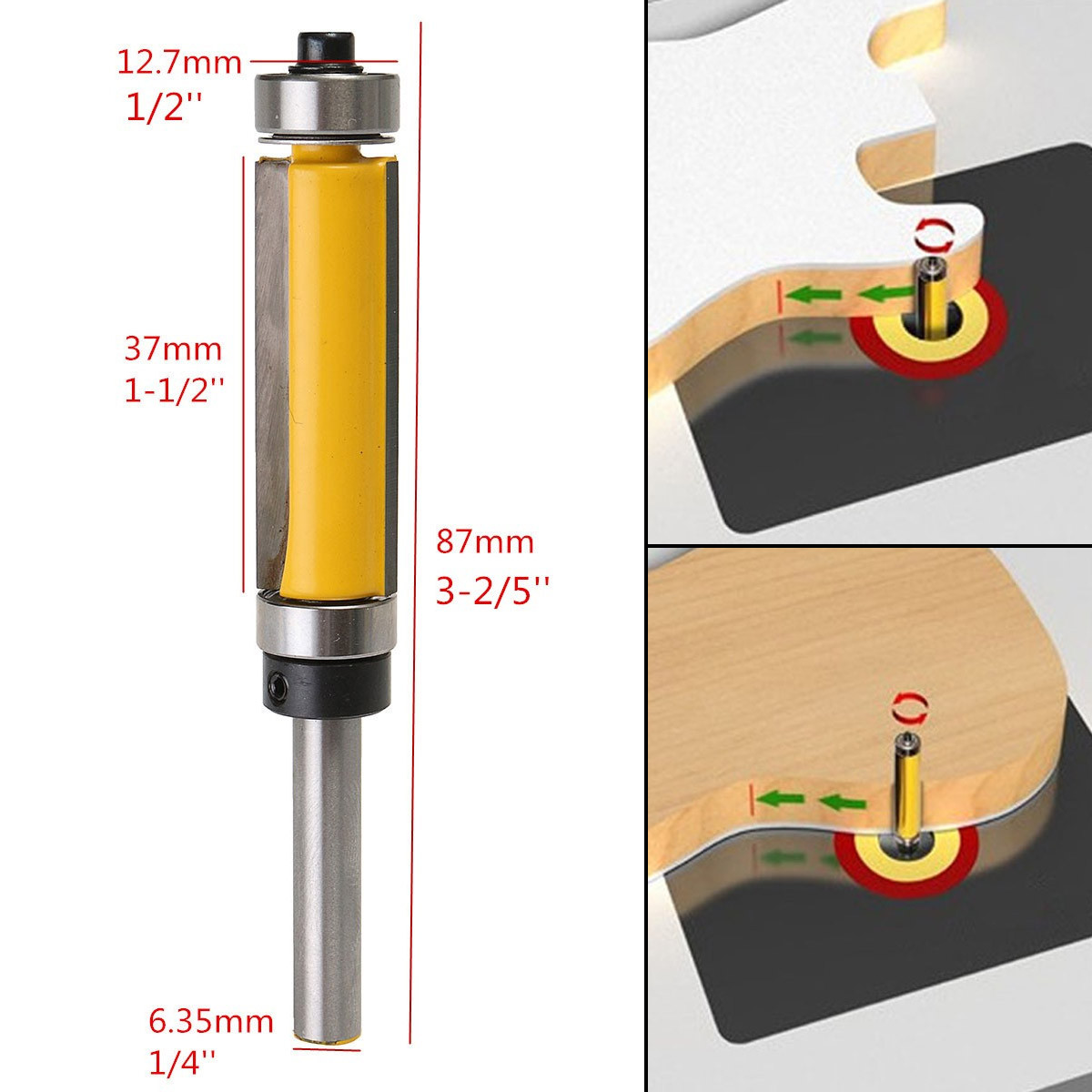 Drillpro-14-Inch-Shank-Flush-Trim-Router-Bit-Woodworking-Tool-Top-With-Bottom-Bearing-1354596-1