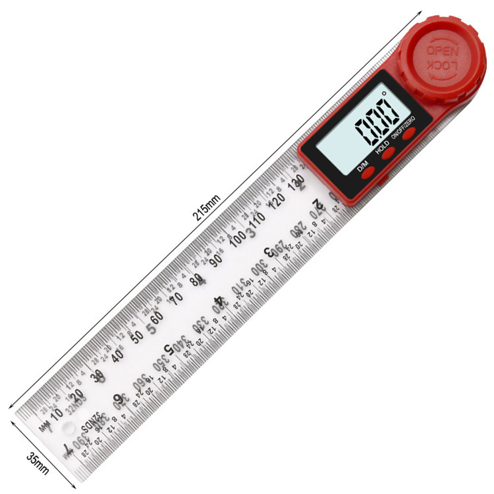 Drillpro-2-in-1-200300mm-Transparent-Digital-Angle-Ruler-360deg-LCD-Display-Inclinometer-Electron-Go-1582895-5