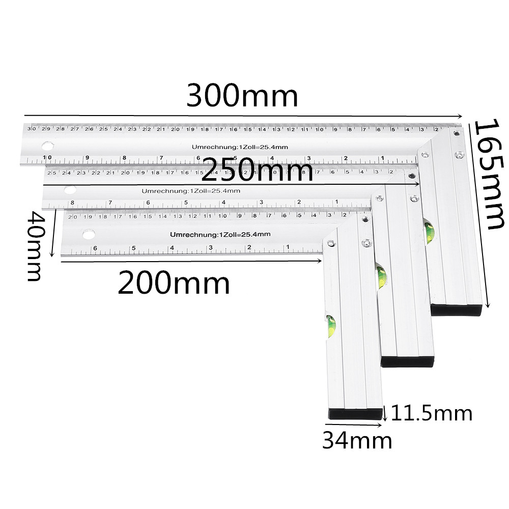 Drillpro-200250300mm-90-Degree-Angle-Ruler-Aluminum-Seat-Woodworking-Ruler-With-Horizontal-Tube-1350971-1