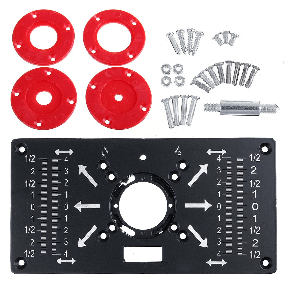 Drillpro-235x120x8mm-Trimming-Machine-Flip-Panel-Woodworking-Router-Table-Insert-Plate-for-Makita-RT-1728963-7