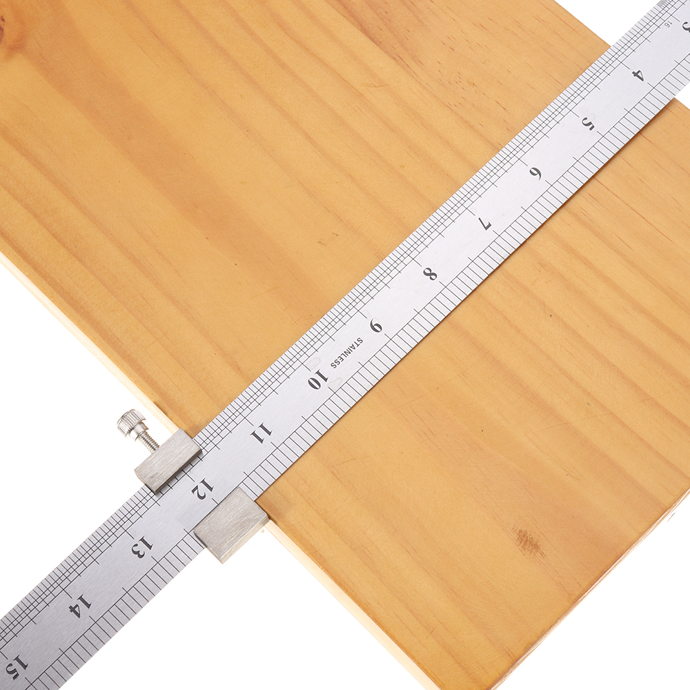 Drillpro-28mm-Width-Stainless-Steel-Straight-Ruler-5060cm-Length-With-Locking-Stop-for-Woodworking-1560495-1