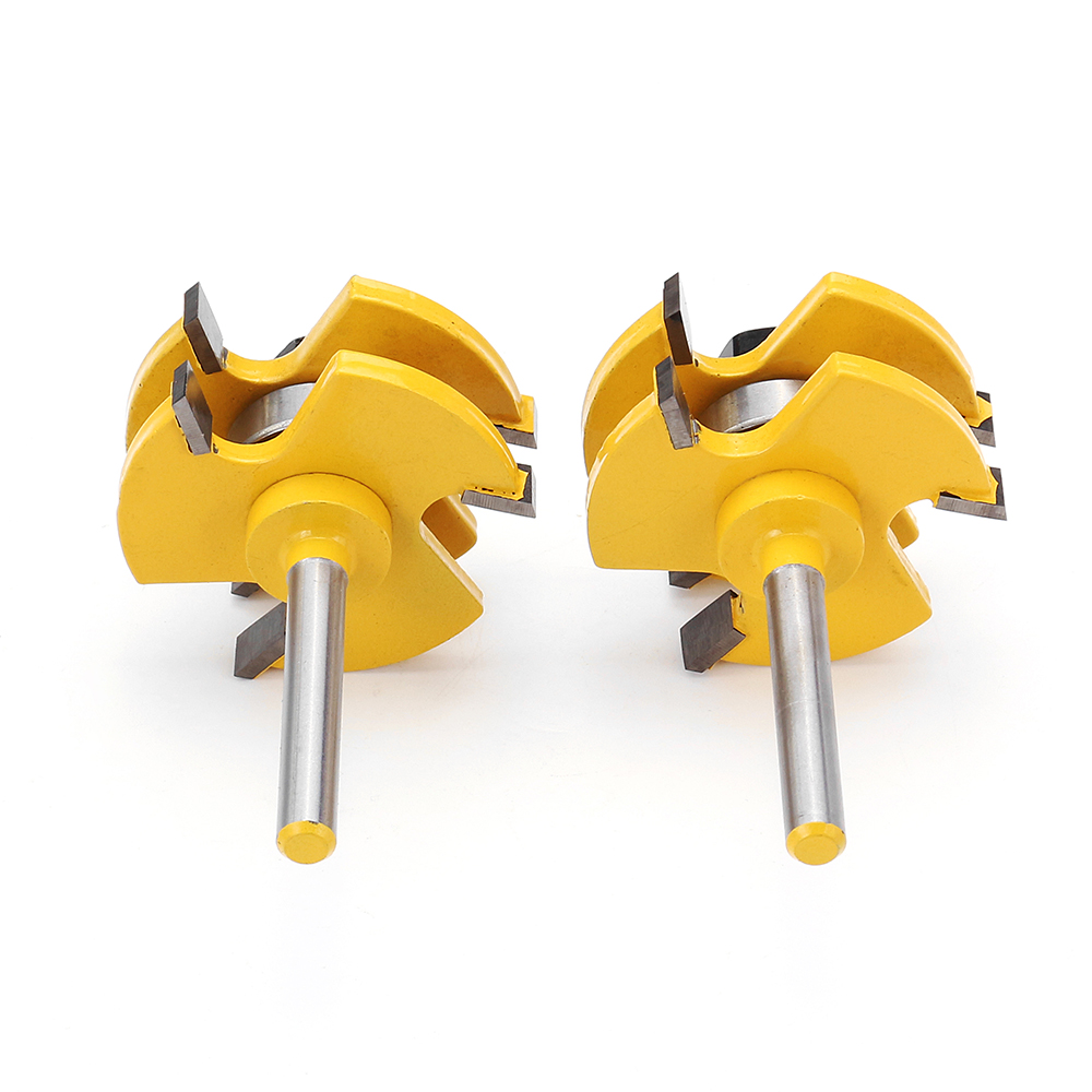 Drillpro-2Pcs-68mm-Shank-3-Tooth-T-Mortise-Tenon-Cutter-Woodworking-Tongue-Groove-Router-Bit-Set-1348589-5