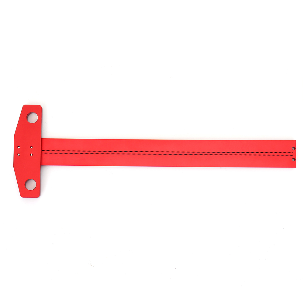Drillpro-300400500600mm-Woodworking-Line-Scriber-T-type-Ruler-1mm-Hole-Crossed-Ruler-Aluminum-Alloy--1772764-4