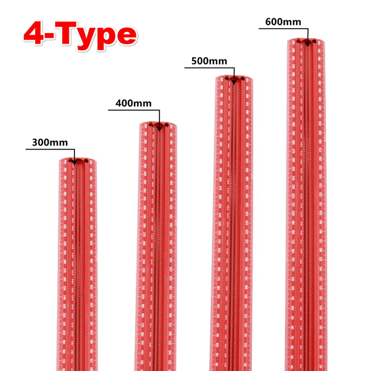 Drillpro-300400500600mm-Woodworking-Line-Scriber-T-type-Ruler-1mm-Hole-Crossed-Ruler-Aluminum-Alloy--1772764-5