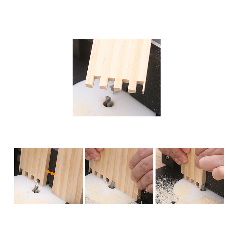 Drillpro-30x60x450mm-Aluminum-Box-Joint-Jig-with-Stop-Set-For-Miter-Gauge-Woodworking-Tool-1708138-9