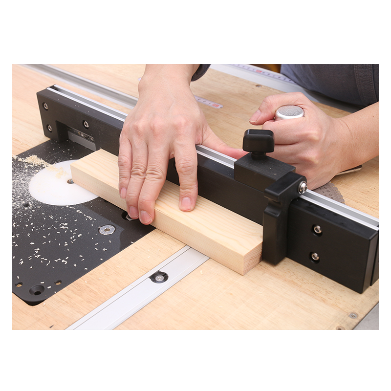 Drillpro-30x60x450mm-Aluminum-Box-Joint-Jig-with-Stop-Set-For-Miter-Gauge-Woodworking-Tool-1708138-10