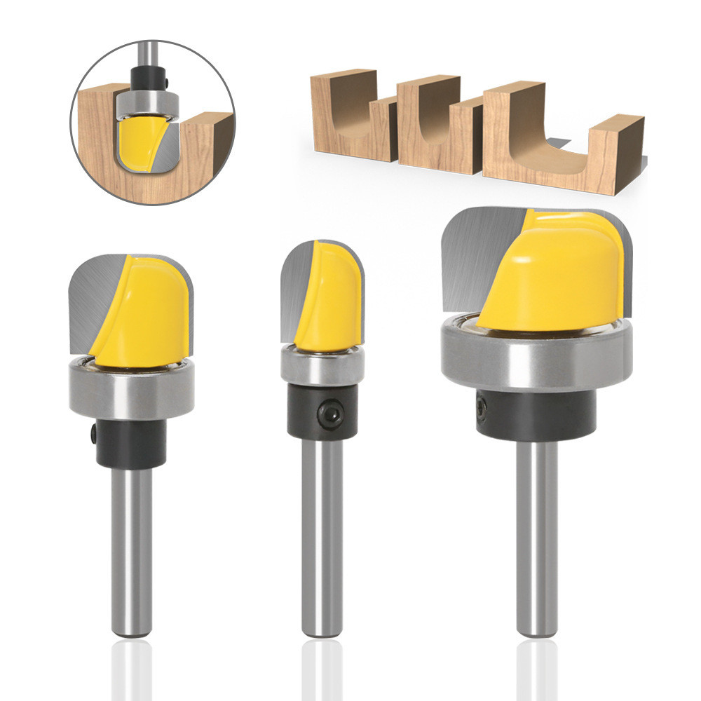 Drillpro-3Pcs-Bowl-and-Tray-Router-Bit-14-Inch-Shank--6mm-Shank-Corner-Rounding-Router-Bit-Wood-Mill-1725854-1