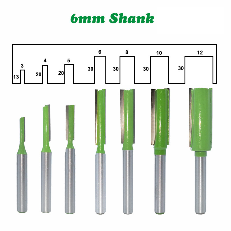 Drillpro-7pcs-6mm-Shank-Single-Double-Flute-Straight-Bit-Milling-Cutter-Wood-Tungsten-Carbide-Router-1609735-1