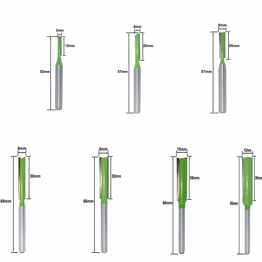 Drillpro-7pcs-6mm-Shank-Single-Double-Flute-Straight-Bit-Milling-Cutter-Wood-Tungsten-Carbide-Router-1609735-2