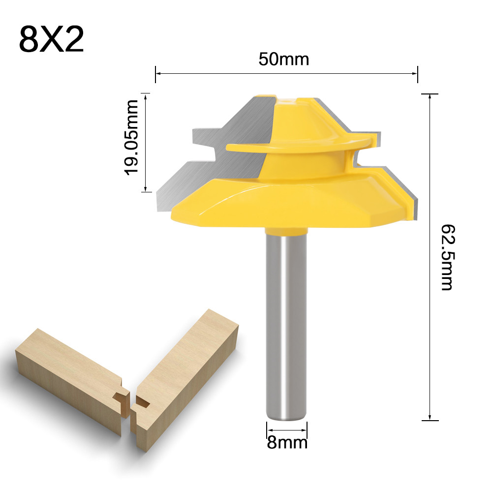 Drillpro-8MM-Shank-45-Degree-Lock-Miter-Router-Bit-Tenon-Milling-Cutter-Woodworking-Tool-For-Wood-To-1725665-11