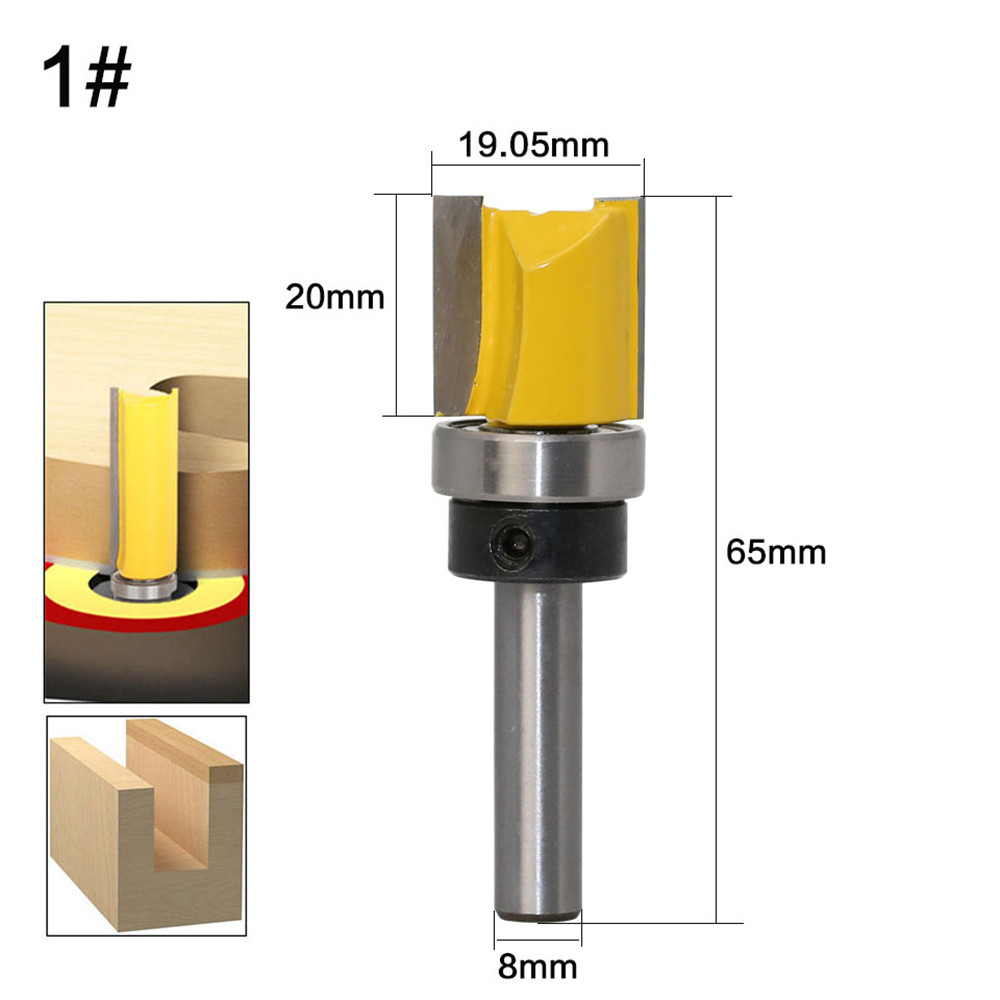 Drillpro-8mm-Shank-Template-Trim-Hinge-Mortising-Router-Bit-Bearing-Straight-End-Mill-Trimmer-Cleani-1725205-6