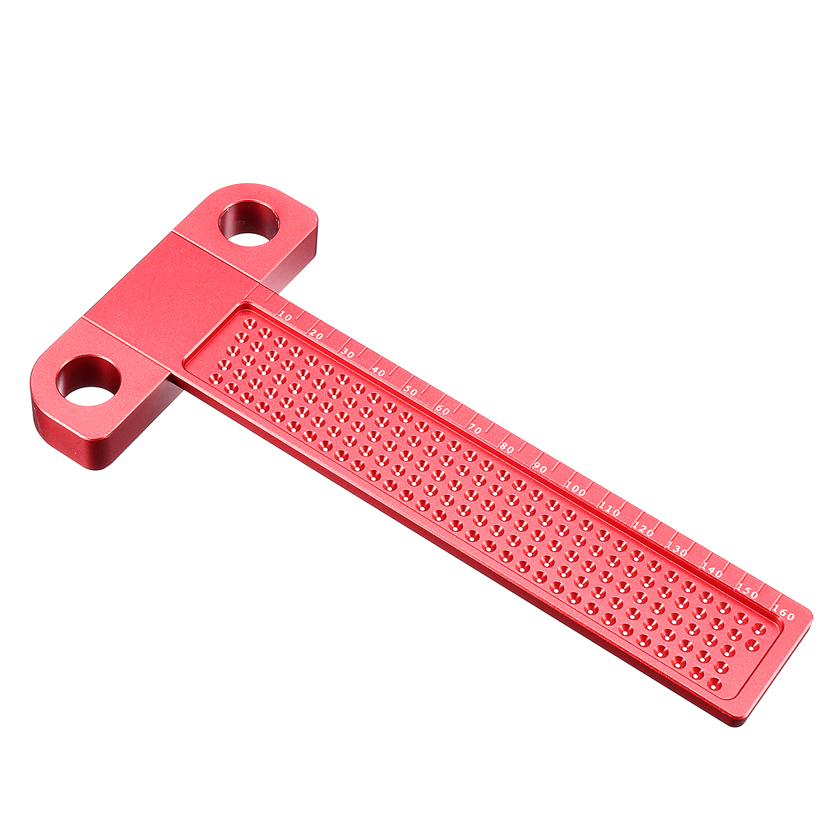 Drillpro-Aluminium-Alloy-T-160-Hole-Positioning-Metric-Measuring-Ruler-Woodworking-Precision-Marking-1324492-5