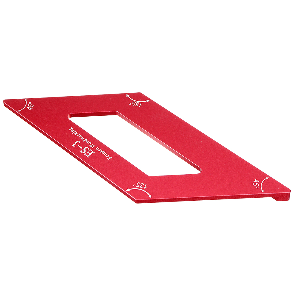Drillpro-ES-3-Aluminum-Alloy-45-Degree-Marking-Angle-Ruler-Parallel-Ruler-with-Base-Woodworking-Meas-1623181-1