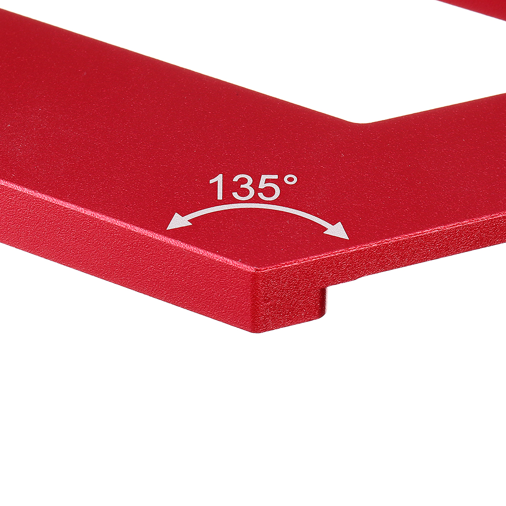 Drillpro-ES-3-Aluminum-Alloy-45-Degree-Marking-Angle-Ruler-Parallel-Ruler-with-Base-Woodworking-Meas-1623181-9