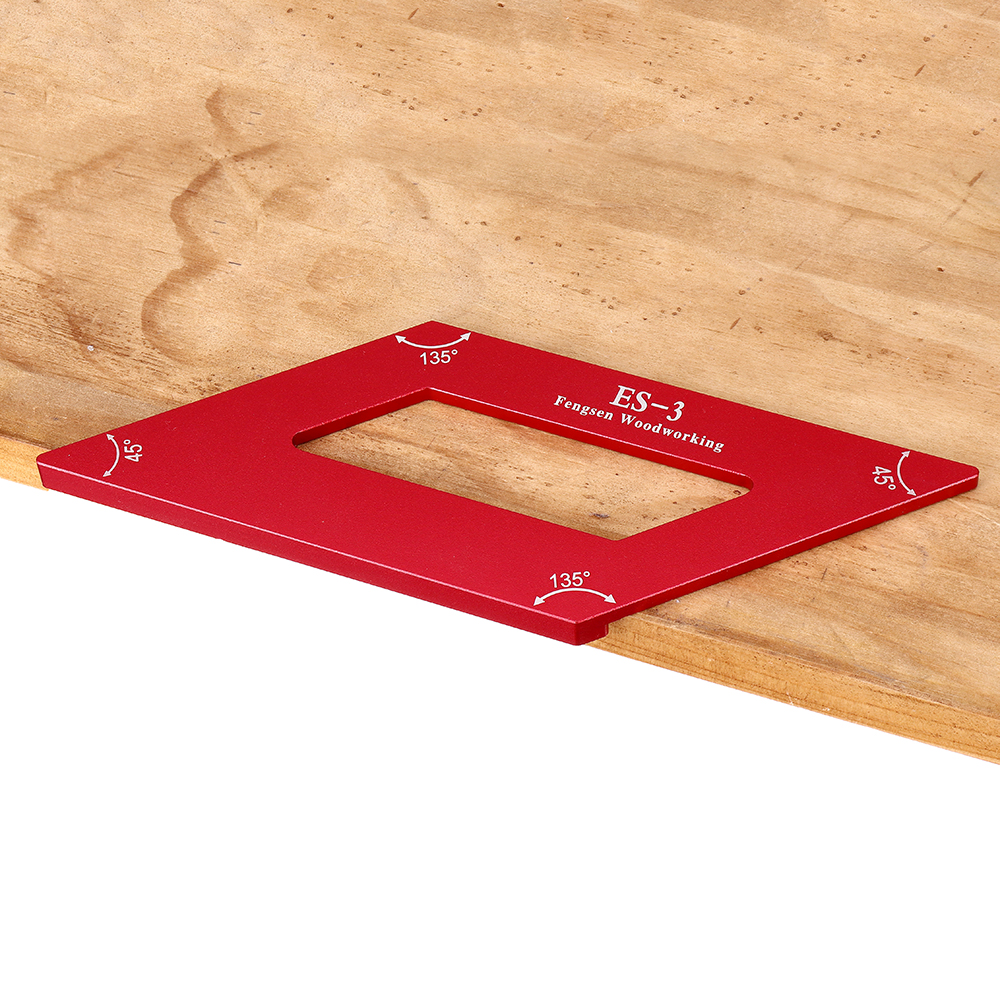 Drillpro-ES-3-Aluminum-Alloy-45-Degree-Marking-Angle-Ruler-Parallel-Ruler-with-Base-Woodworking-Meas-1623181-10