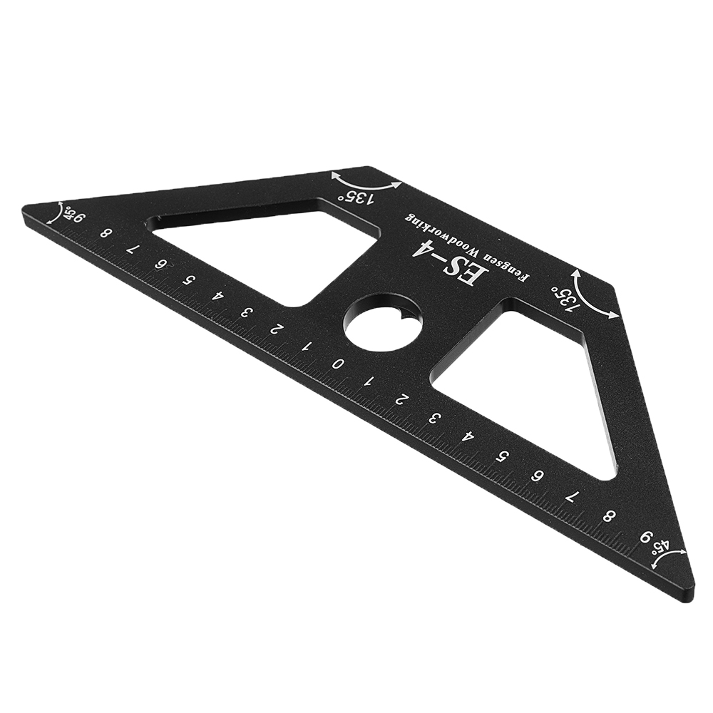 Drillpro-ES-4-Aluminum-Alloy-45-Degree-Scribing-Ruler-with-Base-Woodwokring-Marking-Angle-Ruler-T-Ru-1623182-2