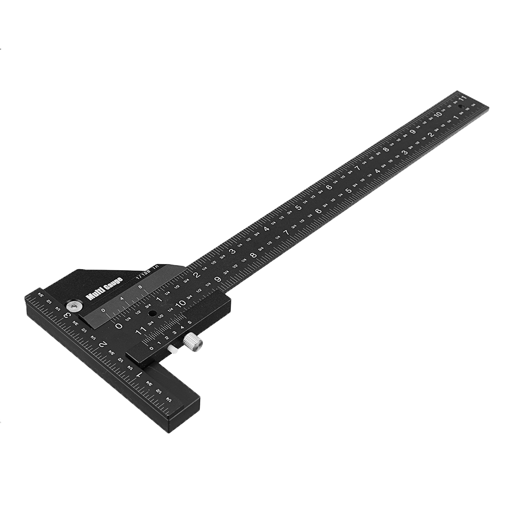 Drillpro-Multifunction-Inch-and-MM-Woodworking-Scriber-Gauge-Aluminum-Steel-Measuring-Marking-Framin-1658643-2