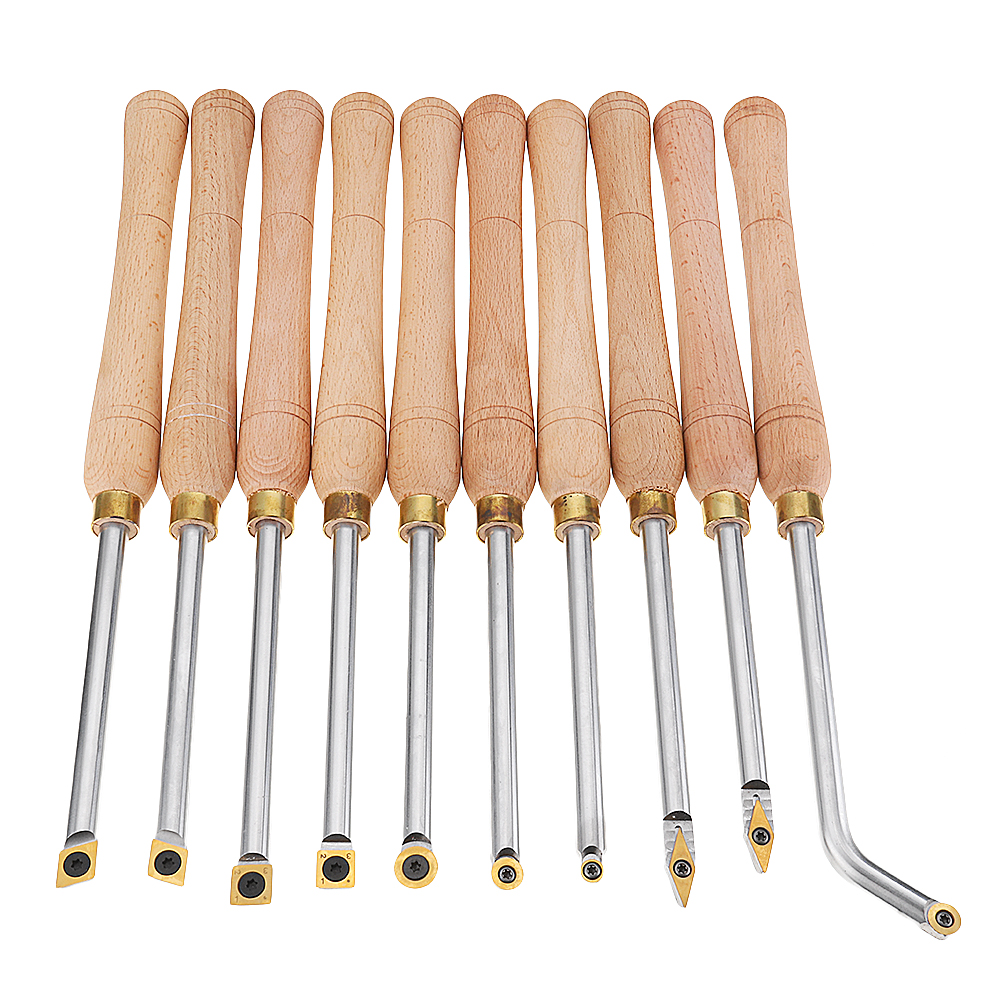 Drillpro-Wood-Turning-Tool-Wood-Handle-with-Titanium-Coated-Wood-Carbide-Insert-Cutter-Round-Shank-W-1456447-1