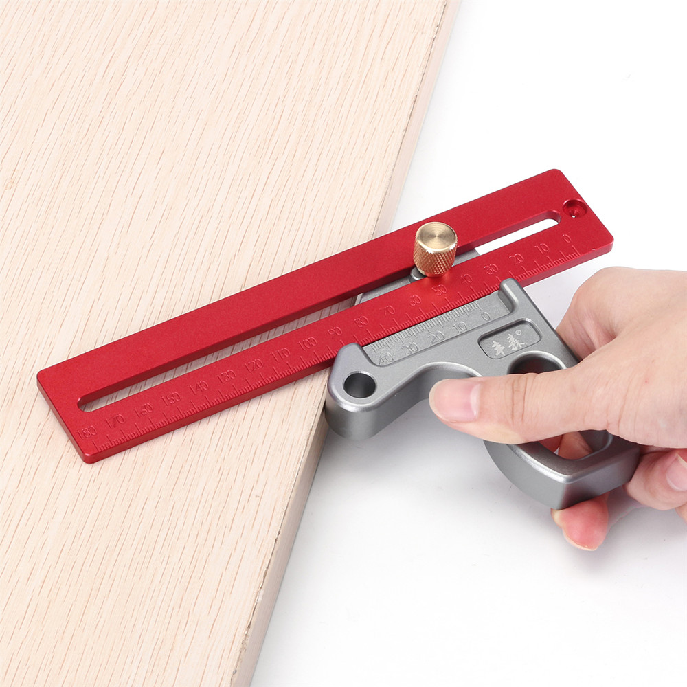 Drillpro-Woodworking-Angle-Ruler-4590-Degree-Ruler-Scribe-Gauge-Measuring-Tool-1354425-9