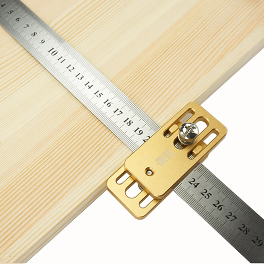 Drillpro-Woodworking-Scribing-Tool-Steel-Ruler-Positioning-Block-Crossed-out-Tool-Line-Drawing-Marki-1787245-1